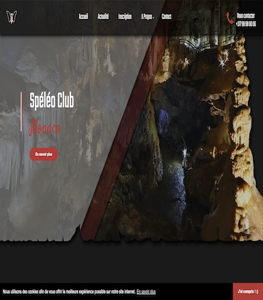 Image site internet Spéléo Club Monaco